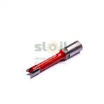 Red Horizontal Chisel Bit (19×140mm)