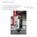 3D Cnc Wood Carving Machine/Atc Cnc Router Machine Router for Wood Foam Mould Making - Image 6