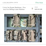 5 Axis Cnc Router Machinery / Five Axis Cnc Milling Center Machine - Image 3