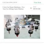 5 Axis Cnc Router Machinery / Five Axis Cnc Milling Center Machine - Image 4