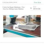 5 Axis Cnc Router Machinery / Five Axis Cnc Milling Center Machine - Image 5