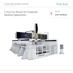 5 Axis Cnc Router for Composite Material Applications