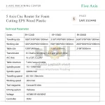 5 Axis Cnc Router for Foam Cutting EPS Wood Plastic - Image 7