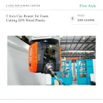 5 Axis Cnc Router for Foam Cutting EPS Wood Plastic - Image 3