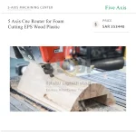 5 Axis Cnc Router for Foam Cutting EPS Wood Plastic - Image 6
