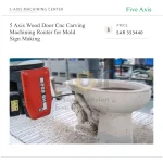 5 Axis Wood Door Cnc Carving Machining Router for Mold Sign Making - Image 5