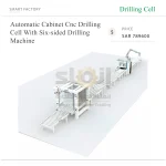 Automatic Cabinet Cnc Drilling Cell With Six-sided Drilling Machine
