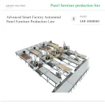 Advanced Smart Factory Automated Panel Furniture Production Line