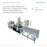 Excitech Automatic Cabinet Making CNC Router New Condition ATC Nesting Machine Single Spindle PLC Automatic Loading Unloading