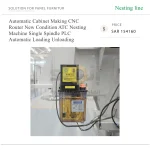 Excitech Automatic Cabinet Making CNC Router New Condition ATC Nesting Machine Single Spindle PLC Automatic Loading Unloading - Image 2