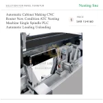 Excitech Automatic Cabinet Making CNC Router New Condition ATC Nesting Machine Single Spindle PLC Automatic Loading Unloading - Image 5
