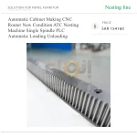 Excitech Automatic Cabinet Making CNC Router New Condition ATC Nesting Machine Single Spindle PLC Automatic Loading Unloading - Image 6