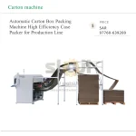 Automatic Carton Box Packing Machine High Efficiency Case Packer for Production Line - Image 3