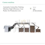 Automatic Carton Box Packing Machine High Efficiency Case Packer for Production Line - Image 4
