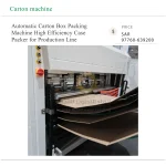 Automatic Carton Box Packing Machine High Efficiency Case Packer for Production Line - Image 5