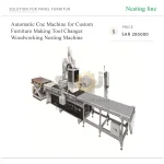 Automatic Cnc Machine for Custom Furniture Making Tool Changer Woodworking Nesting Machine
