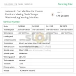 Automatic Cnc Machine for Custom Furniture Making Tool Changer Woodworking Nesting Machine - Image 7