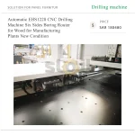Automatic EHS1228 CNC Drilling Machine Six Sides Boring Router for Wood for Manufacturing Plants New Condition - Image 2