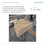 Automatic Edge Banding Machine with Pre-Milling Corner Rounding for MDF New Condition Quick Melt Glue Pot for Woodworking PVC - Image 2
