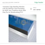 Automatic Edge Banding Machine with Pre-Milling Corner Rounding for MDF New Condition Quick Melt Glue Pot for Woodworking PVC - Image 4