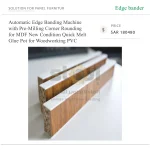 Automatic Edge Banding Machine with Pre-Milling Corner Rounding for MDF New Condition Quick Melt Glue Pot for Woodworking PVC - Image 6