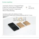 Automatic Electric Corrugated Paper Cutter for Carton Boxes Packaging Featuring Essential Components Motor Pump Bearing - Image 2
