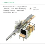 Automatic Electric Corrugated Paper Cutter for Carton Boxes Packaging Featuring Essential Components Motor Pump Bearing - Image 5