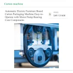 Automatic Electric Furniture Board Carton Packaging Machine Easy-to-Operate with Motor Pump Bearing Core Components - Image 3