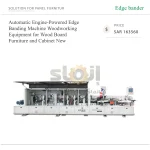 Automatic Engine-Powered Edge Banding Machine Woodworking Equipment for Wood Board Furniture and Cabinet New