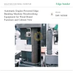 Automatic Engine-Powered Edge Banding Machine Woodworking Equipment for Wood Board Furniture and Cabinet New - Image 4