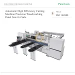 Automatic High Efficiency Cutting Machine Precision Woodworking Panel Saw for Sale