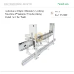 Automatic High Efficiency Cutting Machine Precision Woodworking Panel Saw for Sale - Image 3
