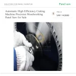 Automatic High Efficiency Cutting Machine Precision Woodworking Panel Saw for Sale - Image 4