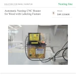 Automatic Nesting CNC Router for Wood with Labeling Feature - Image 3