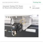 Automatic Nesting CNC Router for Wood with Labeling Feature - Image 6