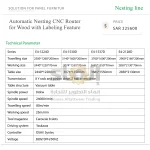 Automatic Nesting CNC Router for Wood with Labeling Feature - Image 7