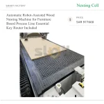 ⁦ماكينة Nesting للخشب أوتوماتيكية بمساعدة روبوت لخط معالجة ألواح الأثاث، مزودة بماكينة راوتر أساسية⁩ - الصورة ⁦5⁩
