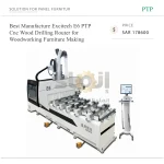 Best Manufacture Excitech E6 PTP Cnc Wood Drilling Router for Woodworking Furniture Making