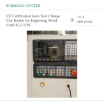 CE Certificated Auto Tool Change Cnc Router for Engraving Wood Craft E2-1325C - Image 2