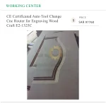 CE Certificated Auto Tool Change Cnc Router for Engraving Wood Craft E2-1325C - Image 4