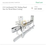 CE Certificated CNC Sliding Panel Saw for Wood Sheet Cutting - Image 2