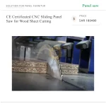 CE Certificated CNC Sliding Panel Saw for Wood Sheet Cutting - Image 3