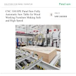 CNC 330 EPE Panel Saw Fully Automatic Saw Table for Wood Working Furniture Making Safe and High Speed EXCITECH China Hot Sale - Image 3