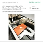 CNC Automatic Six-Sided Drilling Machine Wood Cabinets Woodworking Furniture Factory Construction Factory New Components-Engine - Image 3
