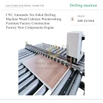 CNC Automatic Six-Sided Drilling Machine Wood Cabinets Woodworking Furniture Factory Construction Factory New Components-Engine - Image 5