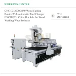 راوتر E2-2030/2040 CNC  لقص الأخشاب، مزود بمبدّل أدوات أوتوماتيكي، الأكثر مبيعًا للأعمال الخشبية وصناعة الأخشاب