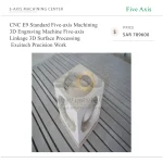 CNC E9 Standard Five-axis Machining 3D Engraving Machine Five-axis Linkage 3D Surface Processing Excitech Precision Work - Image 4
