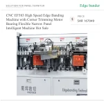 CNC EF583 High Speed Edge Banding Machine with Corner Trimming Motor Bearing Flexible Narrow Panel Intelligent Machine Hot Sale - Image 5