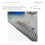 ⁦مراكز تشغيل CNC بنظام Nesting لتصنيع الأثاث الخشبي والخزائن⁩ - الصورة ⁦2⁩
