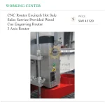 ⁦راوتر إكسايتك CNC الأكثر مبيعًا لنقش الأخشاب، بثلاثة محاور مع خدمة ما بعد البيع⁩ - الصورة ⁦2⁩